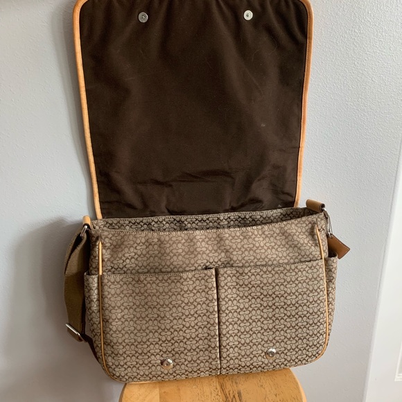 Vintage Coach Monogram Messenger/Diaper Bag F77004 - Picture 4 of 8